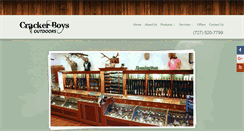 Desktop Screenshot of crackerboysoutdoors.com